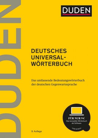 Duden - Deutsches Universalwörterbuch. Das umfassende Bedeutungswörterbuch der deutschen Gegenwartssprache