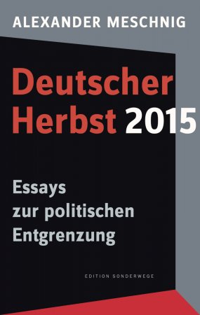 Deutscher Herbst 2015. Essays zur politischen Entgrenzung